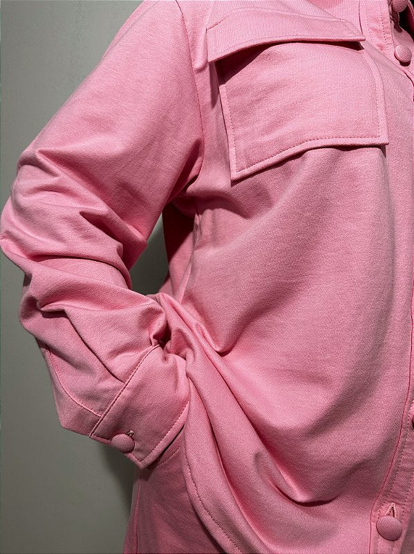 CONJUNTO DE PIJAMA FEMININO LONGO COMFY | ROSA #SALE